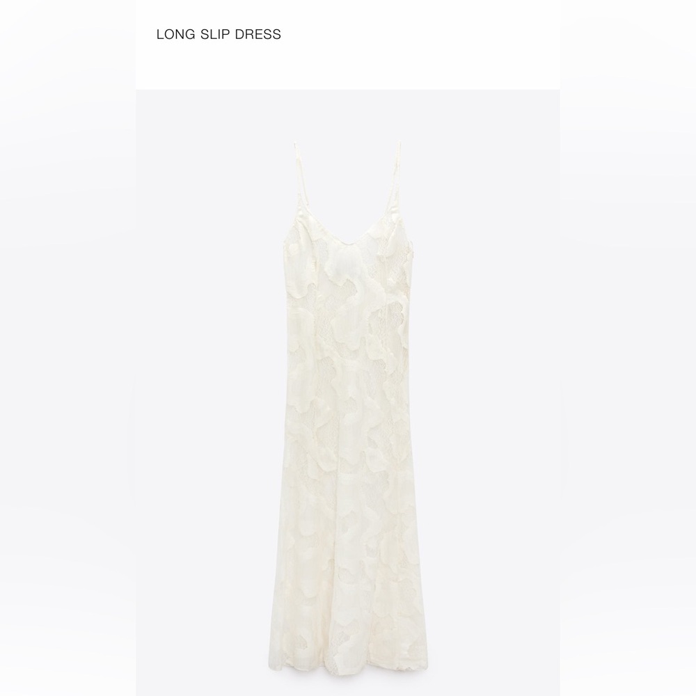 Zara long slip dress size M